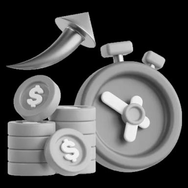Fast ROI icon - quick return on AI automation investment result