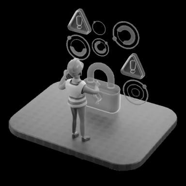 Zero security breaches icon - proactive website security result