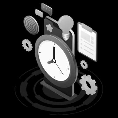 Time savings icon - custom web application efficiency result