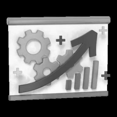 Scalable systems icon - custom web application growth result