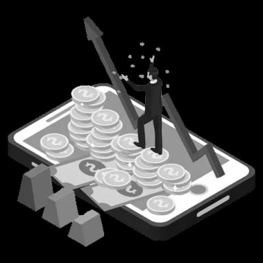 New revenue streams icon - mobile app monetization result