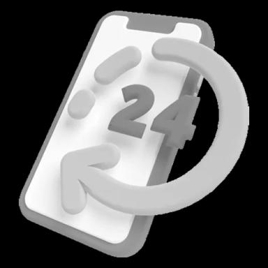 Always available icon - 24/7 mobile app accessibility result